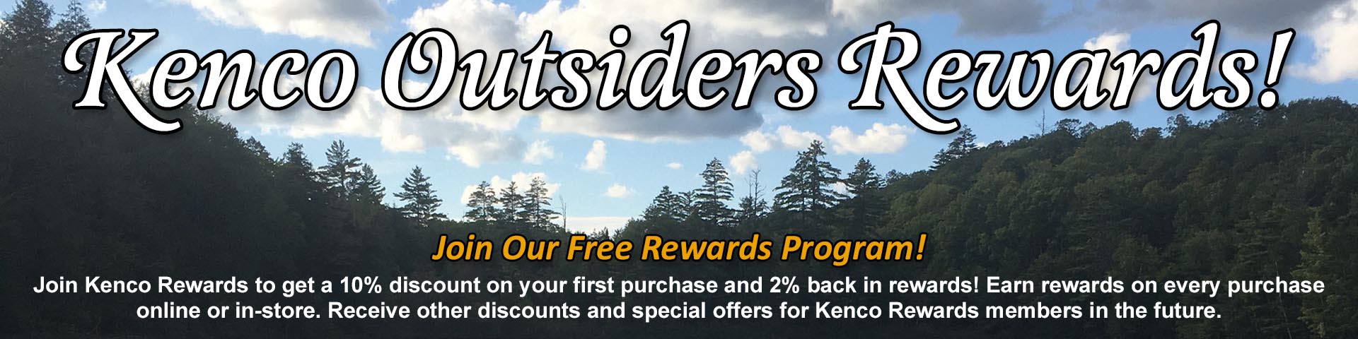 Join Kenco Rewards to get a 10% discount on your first purchase and 2% back in rewards! Earn rewards on every purchase online or in-store. Receive other discounts and special offers for Kenco Rewards members in the future.