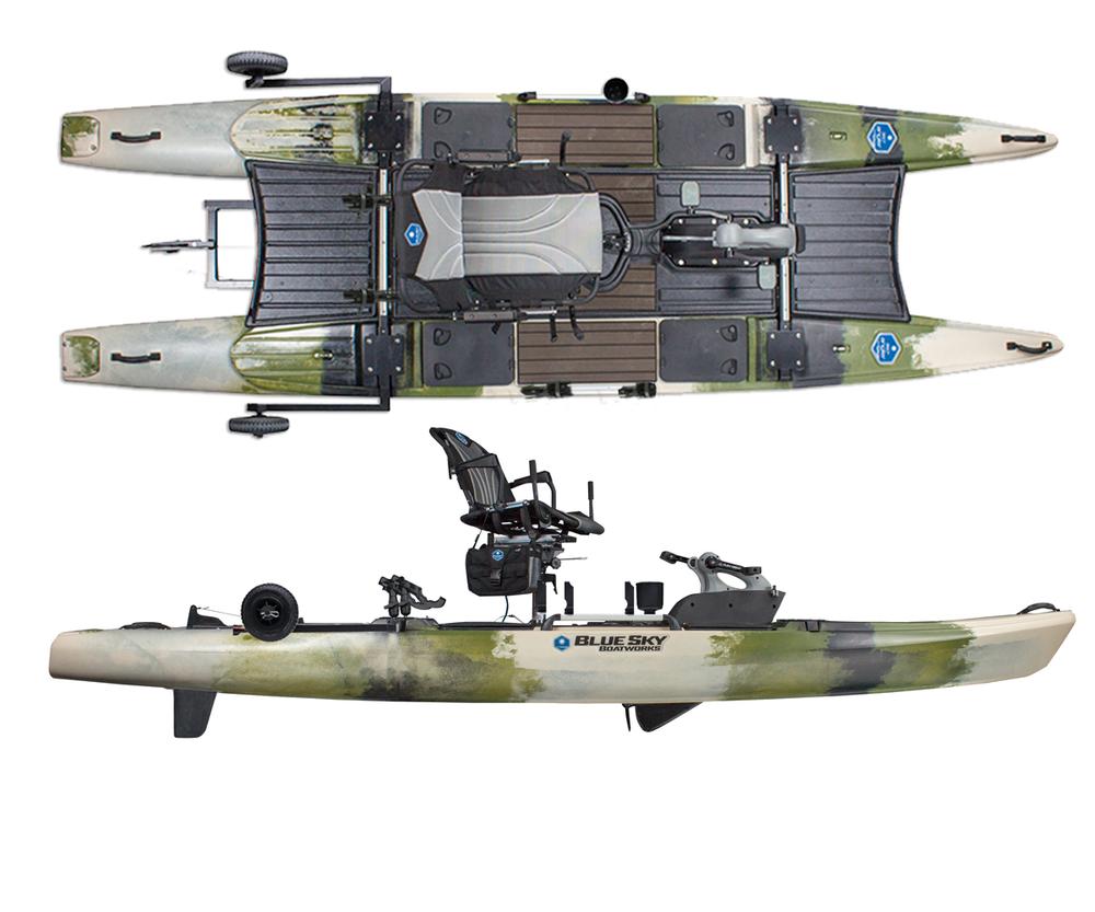 Kenco Outfitters | Blue Sky Boatworks 360 Angler Fishing Kayak
