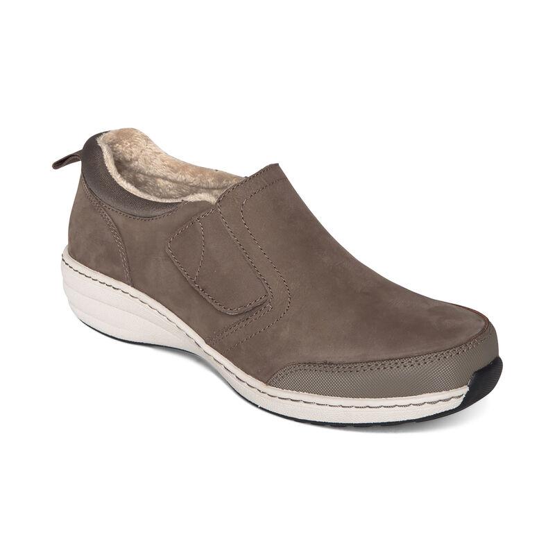 Kenco Outfitters | Aetrex Women's Tyra Slip On Shoe Warm Grey