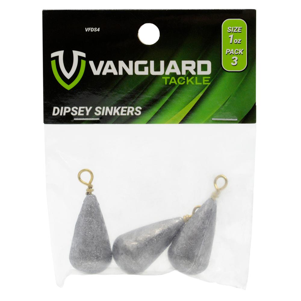 Kenco Outfitters  Vanguard Dipsey Sinkers Pack of 3
