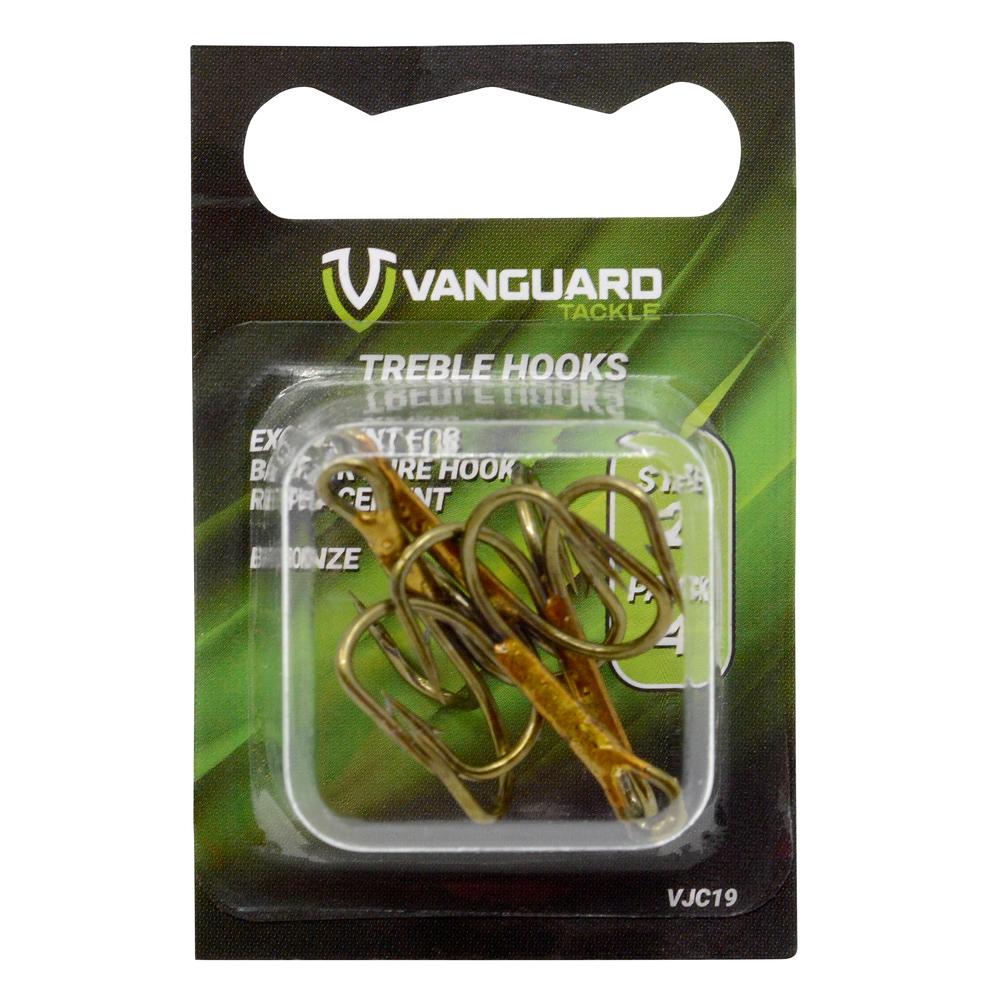 Kenco Outfitters  Vanguard Treble Hooks Size 2 Pack of 4