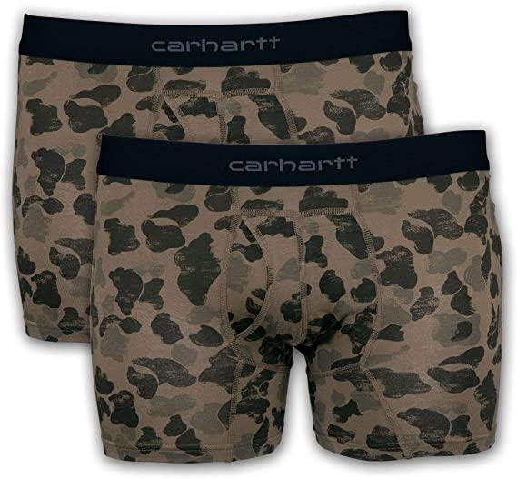 Kenco Outfitters  Carhartt Men's 5in Basic Cotton-Poly Boxer Brief 2-Pack